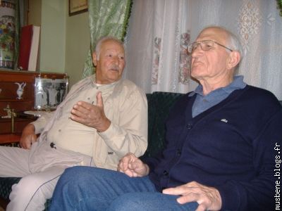 Si Khaled avec Monsieur "Borie" le 24 04 2006